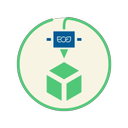 Blue EcoponicX Logo
